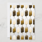 夏のおもしろい誕生日 招待状 (裏面)