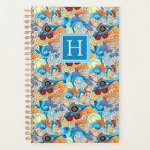 夏のおもしろい |イニシャル プランナー手帳 (正面)