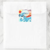 夏のおもしろい、オーストラリア、ダウン スクエアシール (バッグ)