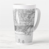 夏のおもしろい カフェラテマグ (右アングル)