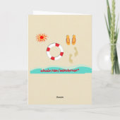 夏のおもしろい カード (裏面)