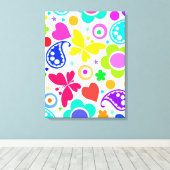 夏のおもしろい キャンバスプリント (インサイチュ (ウッドフロア))