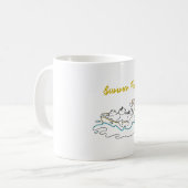 夏のおもしろい コーヒーマグカップ (正面左)