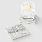 夏のおもしろい ストーンコースター (横)