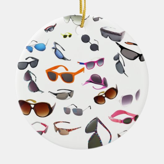 夏のおもしろい セラミックオーナメント (正面)