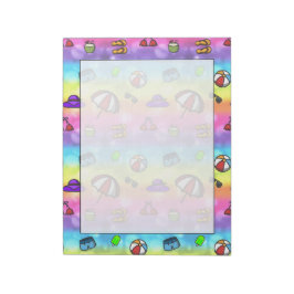 夏のおもしろい ノートパッド