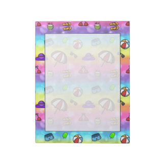 夏のおもしろい ノートパッド