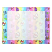 夏のおもしろい ノートパッド (正面)