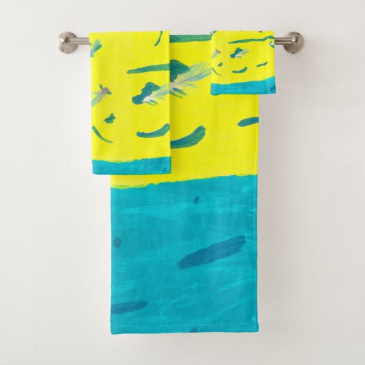 夏のおもしろい バスタオルセット (インサイチュ)