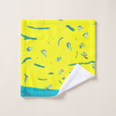 夏のおもしろい バスタオルセット (ウォッシュタオル)