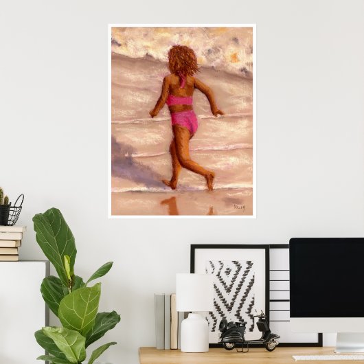 夏のおもしろい ポスター (ホームオフィス)