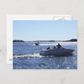 夏のおもしろい ポストカード (正面/裏面)