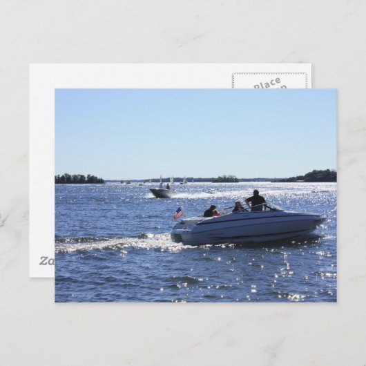 夏のおもしろい ポストカード (正面/裏面)