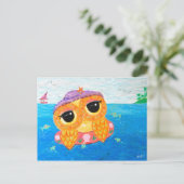 夏のおもしろい ポストカード (スタンド正面)