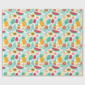 夏のおもしろい ラッピングペーパー (フラット)