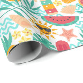 夏のおもしろい ラッピングペーパー (ロールコーナー)