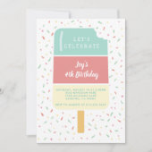 夏のおもしろい 招待状 (正面)