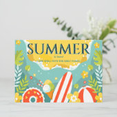 夏のおもしろい 招待状 (スタンド正面)