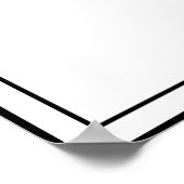 夏のおもしろい 文字デザイン ポスター (角)