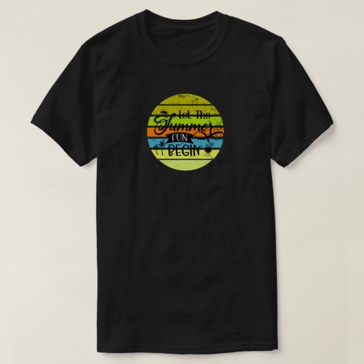夏のおもしろいTシャツ Tシャツ (デザイン正面)