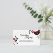 夏のお祝い結婚のレジストリ格納装置カード エンクロージャーカード (スタンド正面)