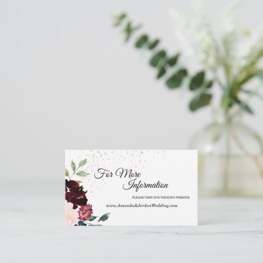 夏のお祝い結婚のWebサイトエンクロージャカード エンクロージャーカード (スタンド正面)