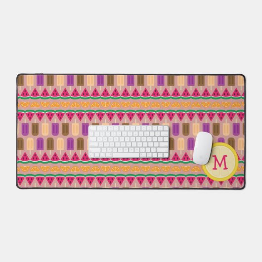 夏のお菓子 デスクマット (キーボード&マウス)