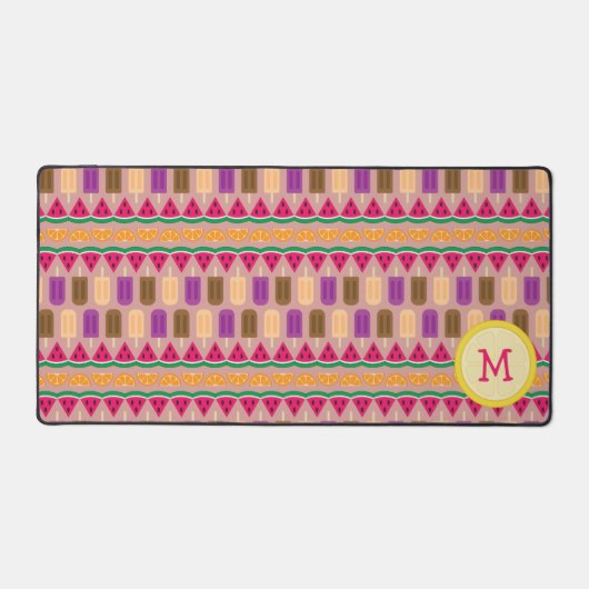 夏のお菓子 デスクマット (正面)