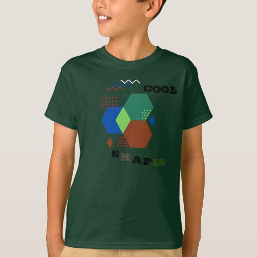 夏のかわいいシェイプの少年 Tシャツ (正面)