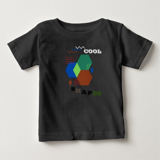 夏のかわいい形のトドゥルス ベビーTシャツ (正面)