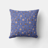 夏のかわいらしパターン クッション (裏面)