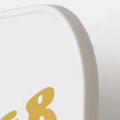 夏のことわざレトロビーチアイスコーヒースンセット ピックルボールラケット (左詳細)