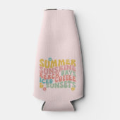 夏のことわざレトロビーチアイスコーヒースンセット ボトルクーラー (正面)