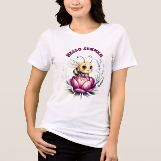 夏のご挨拶 赤ちゃんのボディスーツ トライブレンドTシャツ