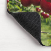 夏のさくらんぼ マウスパッド (コーナー)