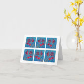 夏のしぶき カード (黄色い花)