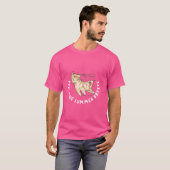 夏のそよ風を感じて 笑える面白い猫 夏 Tシャツ (正面フル)