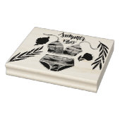 夏のつる植物ビキニゴム印 ラバースタンプ (スタンプ)