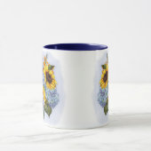 夏のひまわり花束 マグカップ (中央)