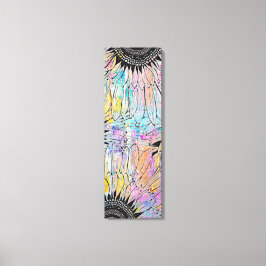 夏のひまわり12インチx 36インチ キャンバスプリント