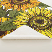 夏のひまわり。 シェルパブランケット (3/4)