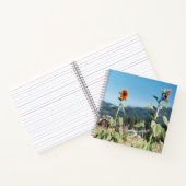 夏のひまわり…... ノートブック (内部)