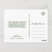 夏のひまわり ポストカード (裏面)