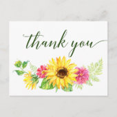 夏のひまわり ポストカード (正面)