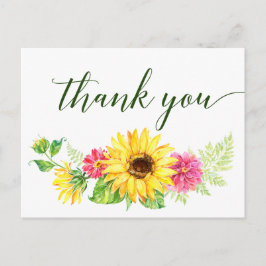 夏のひまわり ポストカード