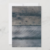 夏のひもは素朴な西部を私しますBBQをつけます 招待状 (裏面)