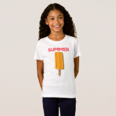 夏のぷりんとステイ・クール ガールズTシャツ Tシャツ (正面フル)