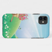 夏のよくはしゃぐおもしろい Case-Mate iPhoneケース (裏面(横))