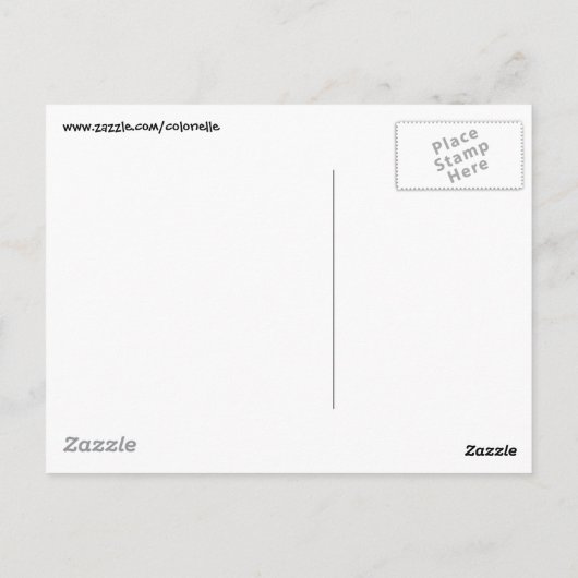 夏のアイスクリームの組合せ ポストカード (裏面)