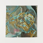 夏のアイスクリームコーン タペストリー (正面(横))